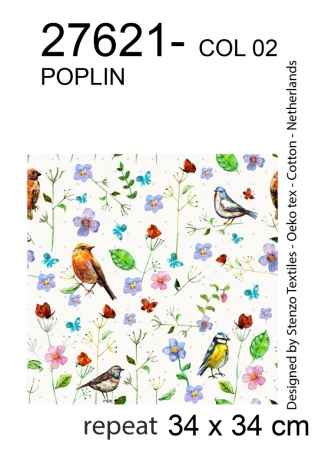 27621-02PL ''Little bird'' print