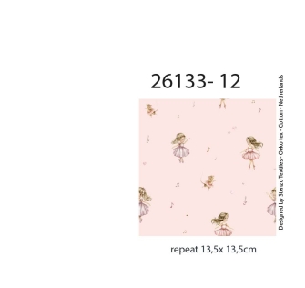26133-12PL ''Tiny Ballerina'' print