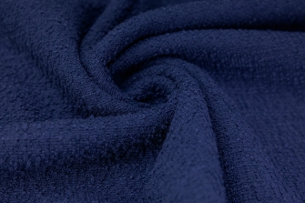 10490-159 (Midnight Blue) Cotton-mix Bouclé