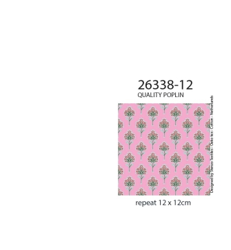 26338-12PL ''Oriental Floral'' print