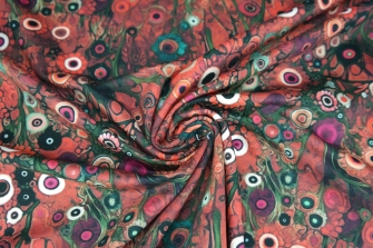 26817-11VI “Retro Spin” Viscose-jersey print