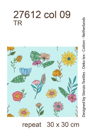 27612-09TR ''Summer Flower Field'' print