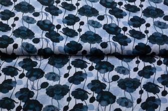 27852-09VW ''Dark Flower'' print