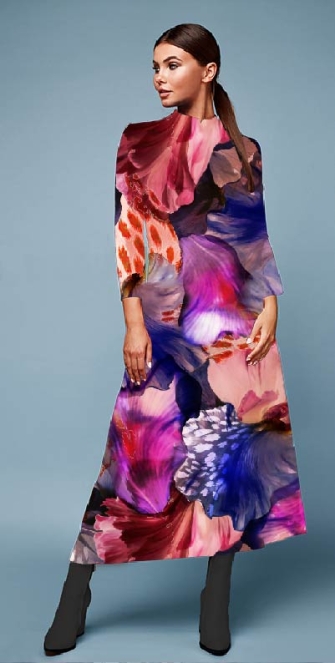 26802-11VI "Silent Serenade" Viscose-jersey print