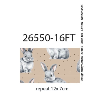 26550-22 ''Cuddle Bunnies'' FT-print