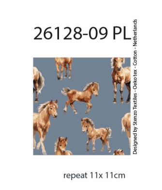 26128-09PL ''Foals'' print