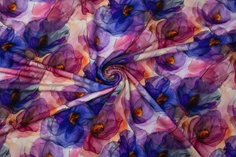 27800-14VE ''Floral Aquarel'' print