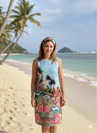 27945 ''Sensual Summer'' Shirt Panel