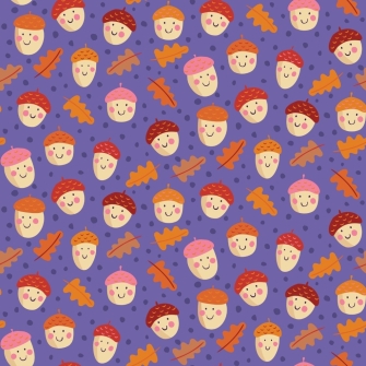 26600-14 ''Happy Acorn'' print