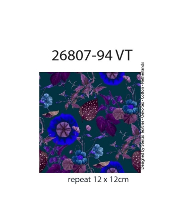 26807-94VI “Winter Bloom” Viscose-jersey print