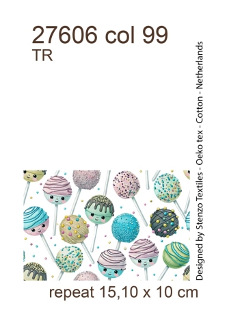 27606-99TR ''Lollipop'' print