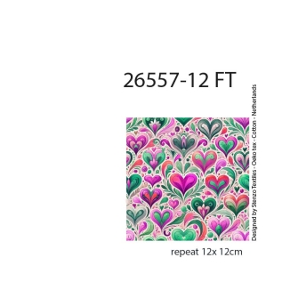 26557-12FT ''Popping Hearts'' print