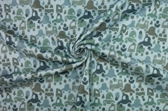 26314-09 ''Heavy Traffic'' Rib Jersey print