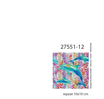 27551-12 ''Dolphin Swim'' print