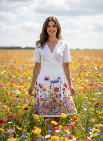 27946 ''Summer Field'' Shirt Panel