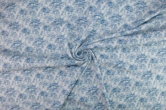 26350-02TR ''Blue Rose Garden'' print