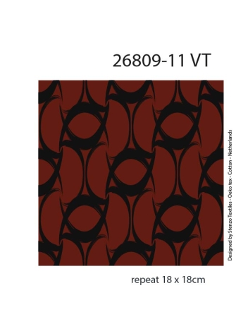 26809-11VI “Looped Harmony” Viscose-jersey print