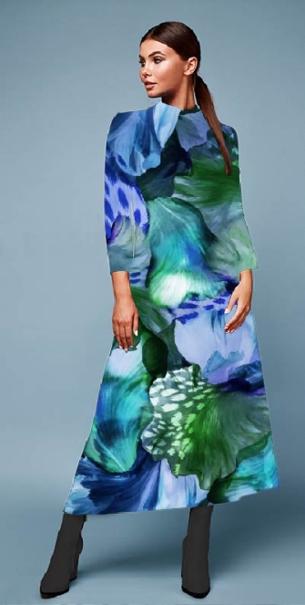 26802-09VI "Silent Serenade" Viscose-jersey print