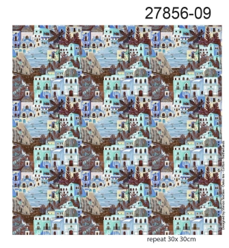 27856-09VW ''Riviera Coastline'' print