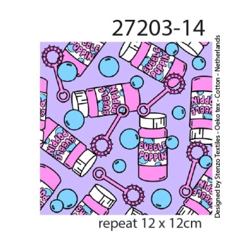27203-14TR ''Bubble Bottle'' print