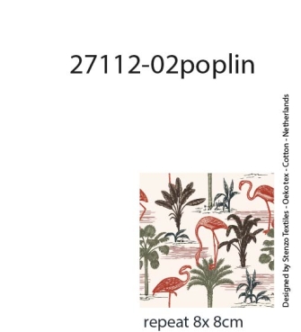 27112-02PL ''Flamingo Fantasy'' print