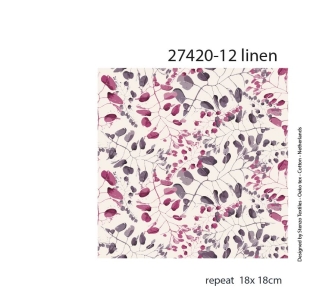 27420-12LI ''Purple Leaves'' print