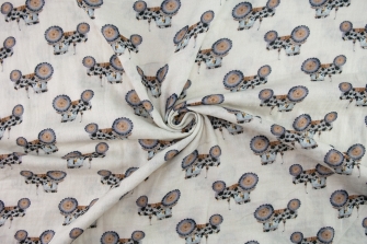 26137-02HD ''Farmer'' Mousseline print