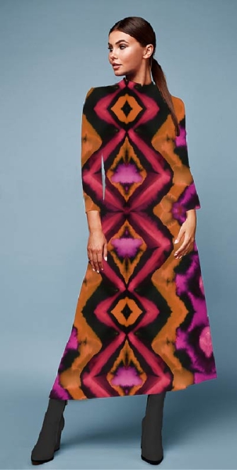 26800-12VI "Sunset Reverie" Viscose-jersey print