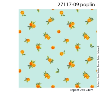 27117-09PL ''Tiny Orange'' print