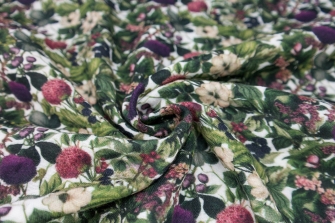 26138-02HD ''Fancy Florals'' Mousseline print