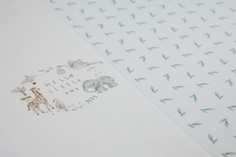 26335-02 "Cute Safari'' Baby Panel