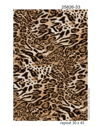 25826-33 ''Big Cat'' Viscose-jersey print