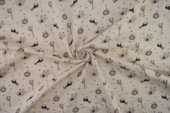 26149-02HD ''Tiny Safari'' Mousseline print