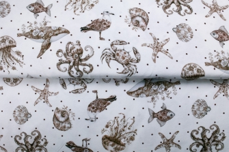 27906-22TR ''Patterned Sealife'' print