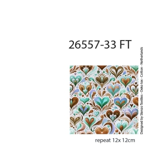 26557-33FT ''Popping Hearts'' print