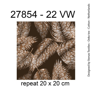 27854-22VW ''Feathery'' print