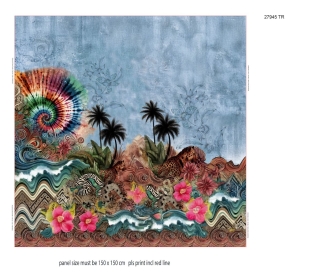 27945 ''Sensual Summer'' Shirt Panel