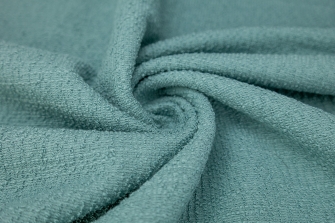 10490-1554 (Dark Mint) Cotton-mix Bouclé