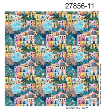 27856-11VW ''Riviera Coastline'' print