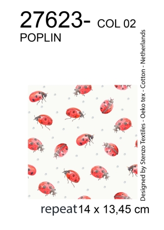 27623-02PL ''Lady Ladybug'' print