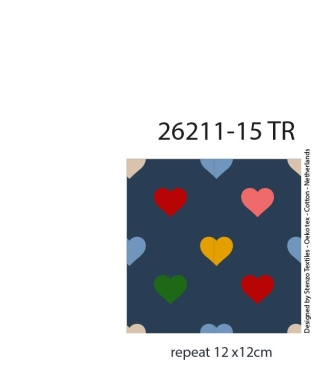 26211-15 ''Lovehearts'' allover print