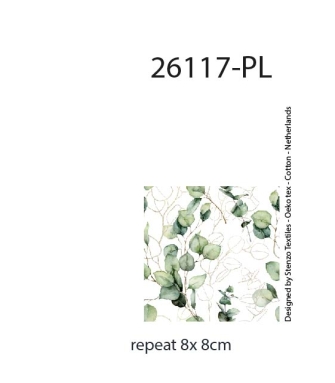 26117PL ''Little Leaves'' print