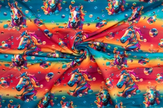 26024 ''Electric Horses'' Allover print