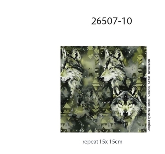 26507-10 ''Mystic Wolves'' FT-print