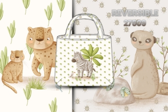 27509 ''Cute Safari'' Bag Panel