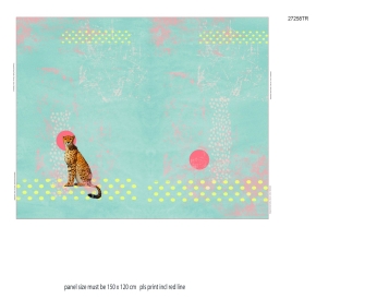 27258 ''Lonely Leopard'' Panel