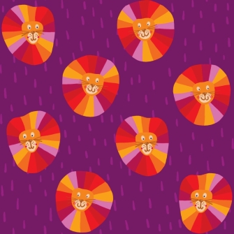 26603-14 ''Disco Lion'' print