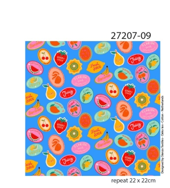 27207-09TR ''Juicy Stickers'' print