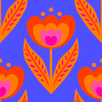 26607-14 ''Pretty Poppy'' FT-print