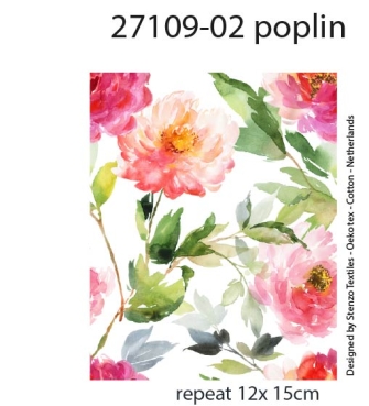 27109-02PL ''Aquarel Rose'' print